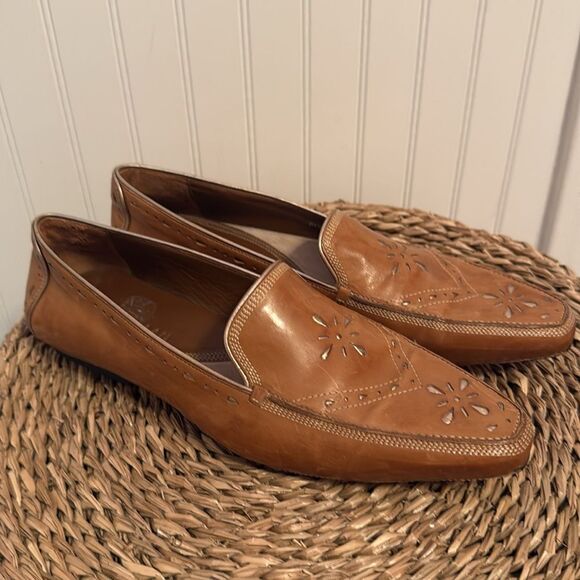 Rare All Leather Cole Haan Red Box Olinda's Size 7B - Picture 1 of 10